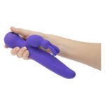 Вібратор-кролик з сенсорним управлінням і ротацією Touch by SWAN - Duo Purple, глибока вібрація