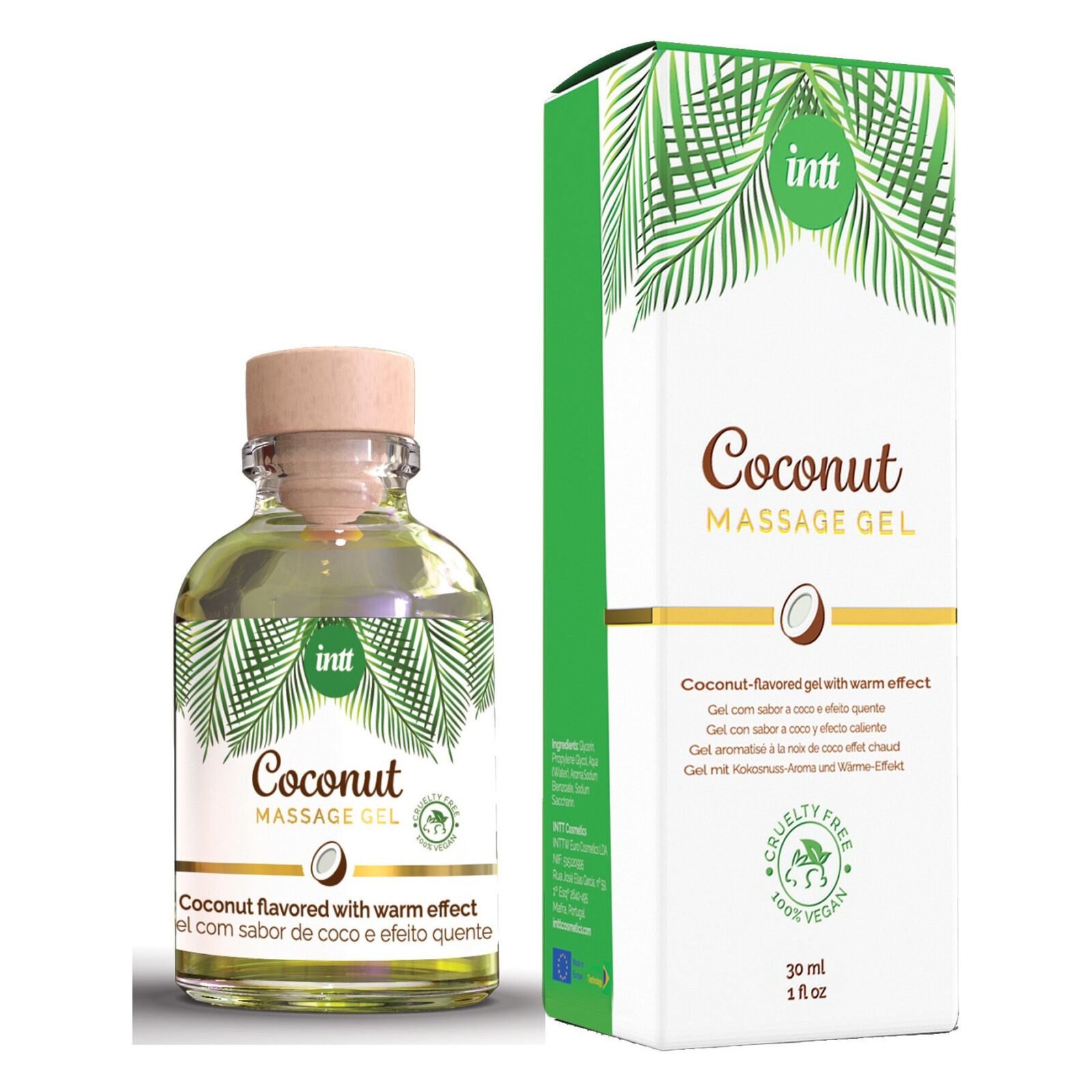 Масажний гель для інтимних зон Intt Coconut Vegan (30 мл) Масажний гель для інтимних зон Intt Coconut Vegan (30 мл)