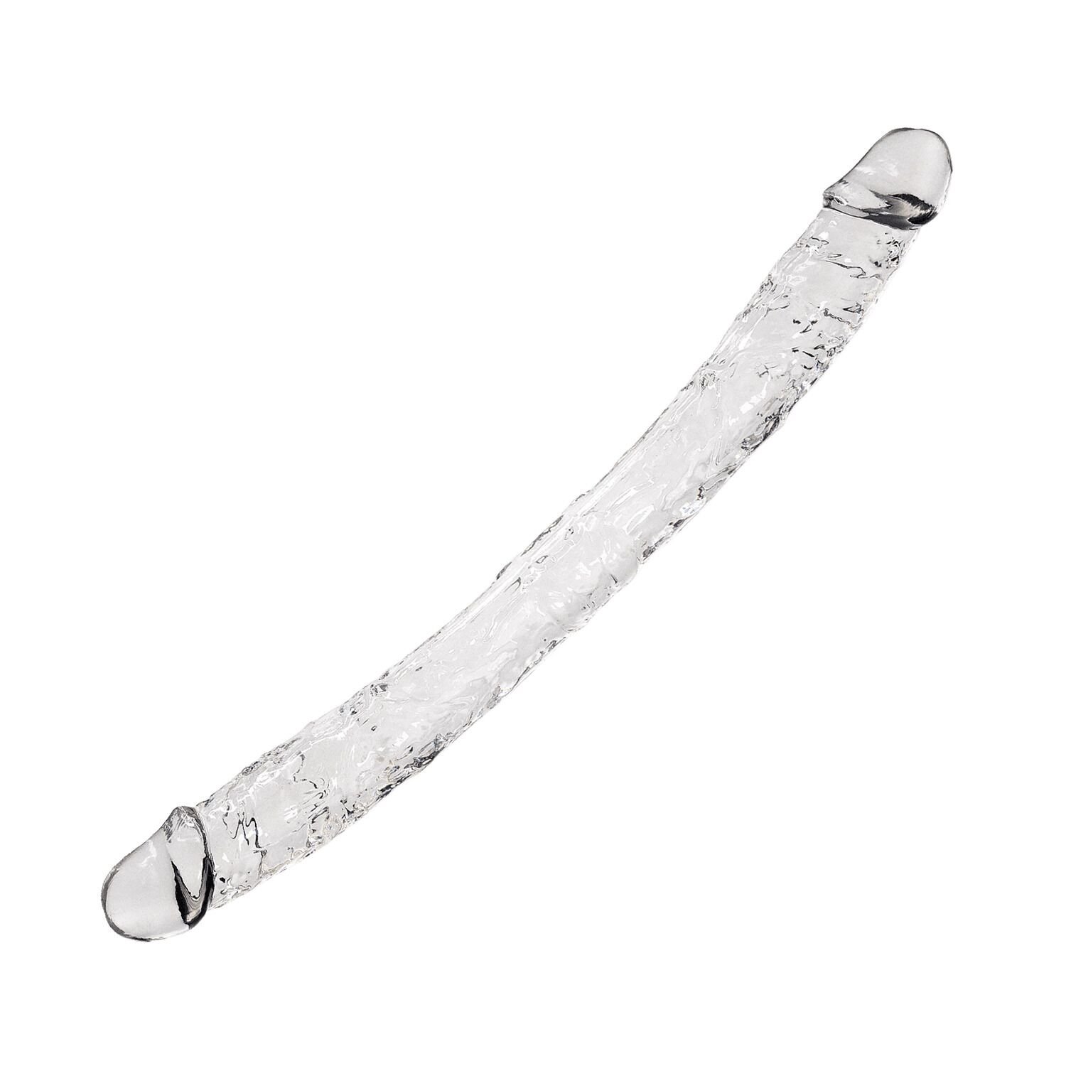 Прозорий двосторонній фалоімітатор Alive Supreme Jelly Dildo Прозорий двосторонній фалоімітатор Alive Supreme Jelly Dildo