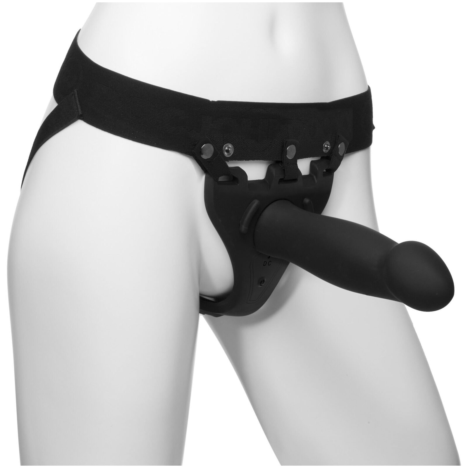 Страпон унісекс Doc Johnson Body Extensions – Be Risque, вібрація, пульт керування, порожня насадка Страпон унісекс Doc Johnson Body Extensions – Be Risque, вібрація, пульт керування, порожня насадка