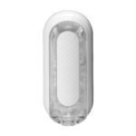 Мастурбатор Tenga Flip Zero Gravity White, змінна інтенсивність стимуляції, розкладний