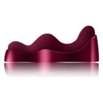 Універсальний sit-on-top вібратор Rocks Off Ruby Glow Blush, пульт ДК