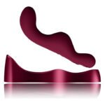 Універсальний sit-on-top вібратор Rocks Off Ruby Glow Blush, пульт ДК