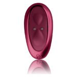 Універсальний sit-on-top вібратор Rocks Off Ruby Glow Blush, пульт ДК
