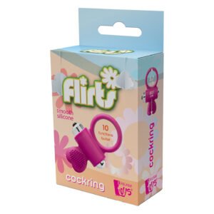 Ерекційне кільце з вібрацією Dream Toys FLIRTS COCKRING PINK