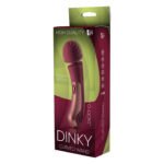Вібратор мікрофон Dream Toys Dinky Curved Wand Jacky O бордовий