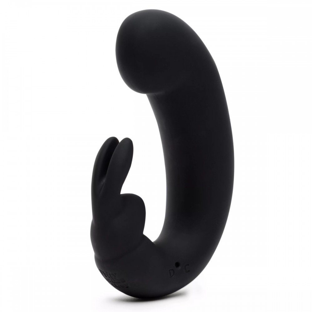 Подвійний вібратор кролик Fifty Shades of Grey Sensation Rechargeable G-Spot Rabbit Vibrator Подвійний вібратор кролик Fifty Shades of Grey Sensation Rechargeable G-Spot Rabbit Vibrator