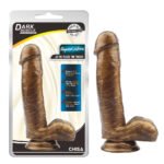 Фалоімітор реалістичний на присосці Chisa Dark Muscle, золотистий