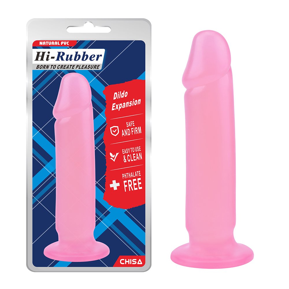 Фалоімітатор реалістичний Chisa Hi-Rubber Dildo Expansion на присоску, рожевий Фалоімітатор реалістичний Chisa Hi-Rubber Dildo Expansion на присоску, рожевий