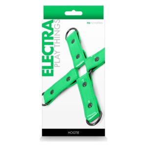 Хрестоподібна система фіксації NS Novelties ELECTRA HOG TIE GREEN