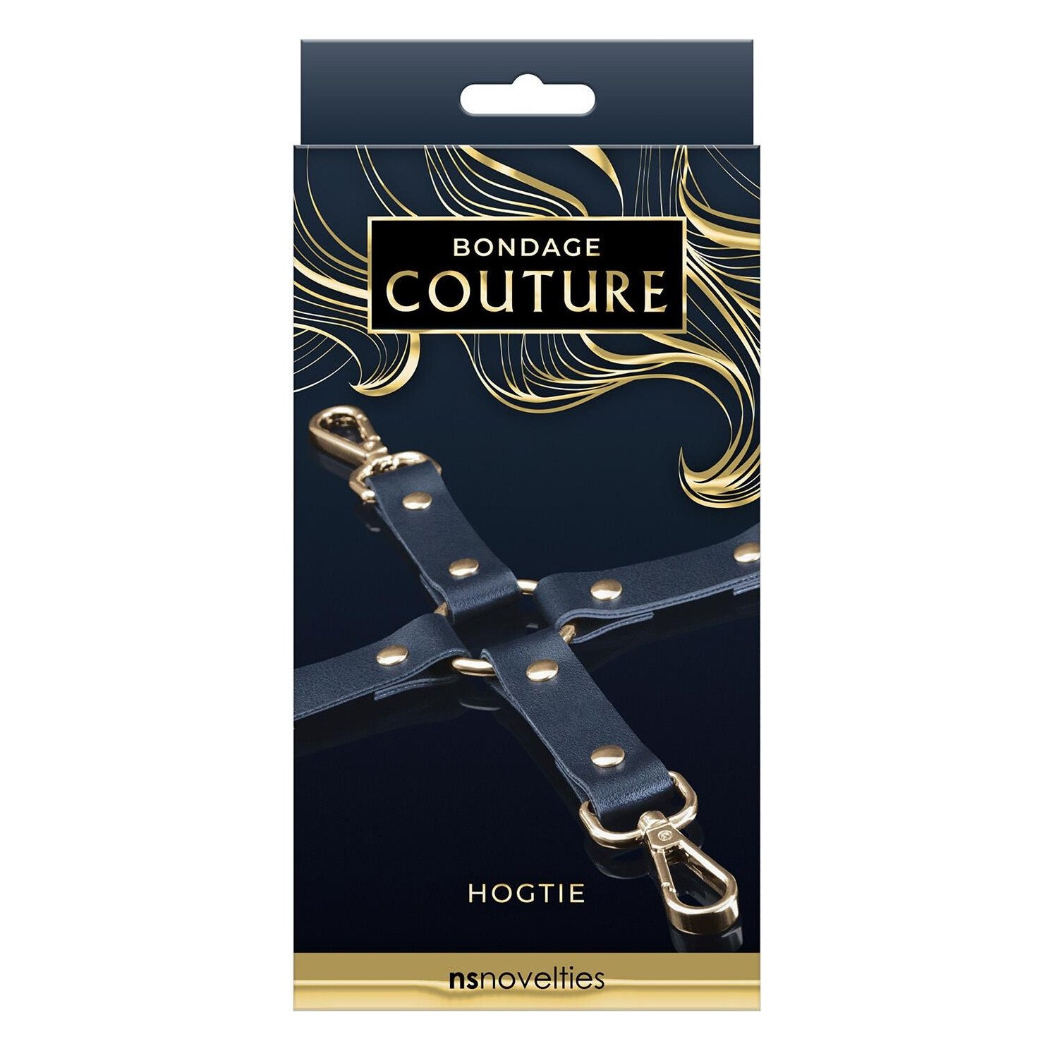 Хрестоподібний фіксатор NS Novelties BONDAGE COUTURE HOG TIE BLUE Хрестоподібний фіксатор NS Novelties BONDAGE COUTURE HOG TIE BLUE