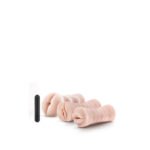 Набір реалістичних мастурбаторів із віброкулею M FOR MEN 3PACK VIBRATING SLEEVE KIT