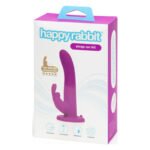 Страпон-кролик з вібрацією та трусиками Happy Rabbit Rechargeable Vibrating Strap-On Harness Set