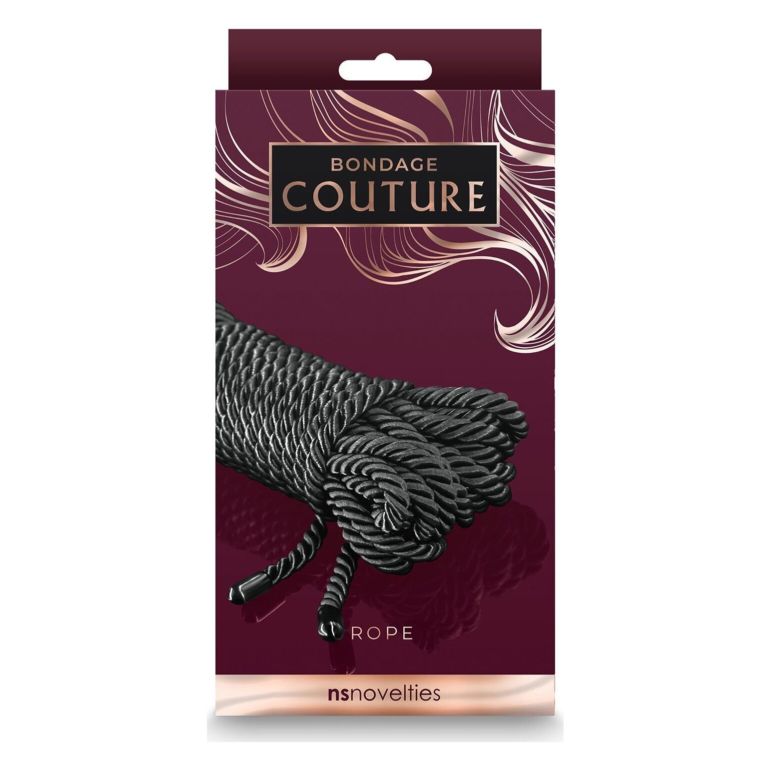 Мотузка для бондажу NS Novelties BONDAGE COUTURE ROPE BLACK Мотузка для бондажу NS Novelties BONDAGE COUTURE ROPE BLACK