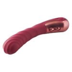 Вібратор для точки G рельєфний, Dream Toys Dinky Single Vibrator Jaimy D, бордовий