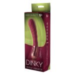 Вібратор для точки G рельєфний, Dream Toys Dinky Single Vibrator Jaimy D, бордовий