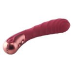 Вібратор для точки G рельєфний, Dream Toys Dinky Single Vibrator Jaimy D, бордовий