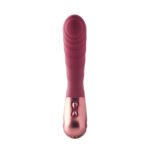 Вібратор для точки G рельєфний, Dream Toys Dinky Single Vibrator Jaimy D, бордовий