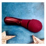 Вібратор мікрофон Dream Toys Dinky Curved Wand Jacky O бордовий