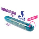 Класичний вібратор Blush THE COLLECTION ASTRAL TEAL