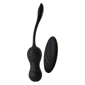 Віброяйце з пультом керування Dream Toys Dark Desires Virginia чорний, 18.6 х 3.5 см