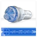 Мастурбатор у колбі з  імітацією орального сексу Fleshlight Turbo Core Blue Ice, блакитний