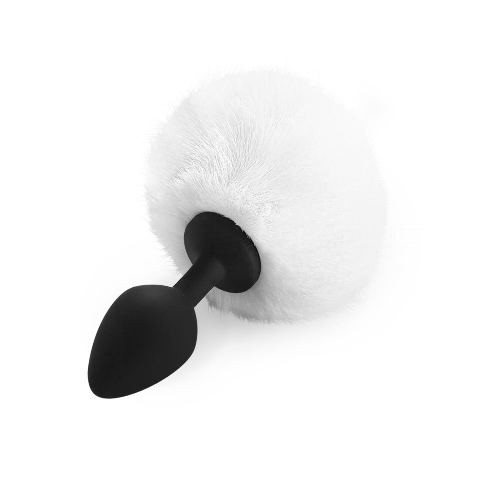 Силіконова анальна пробка М Art of Sex - Silicone Butt plug Rabbit Tail White, діаметр 3,5 см Силіконова анальна пробка М Art of Sex - Silicone Butt plug Rabbit Tail White, діаметр 3,5 см