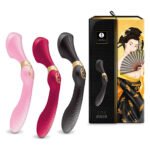 Вібромасажер Shunga Zoa Raspberry, двосторонній