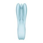Кліторальний вібратор Satisfyer Threesome 1 Light Blue з трьома гнучкими пальчиками