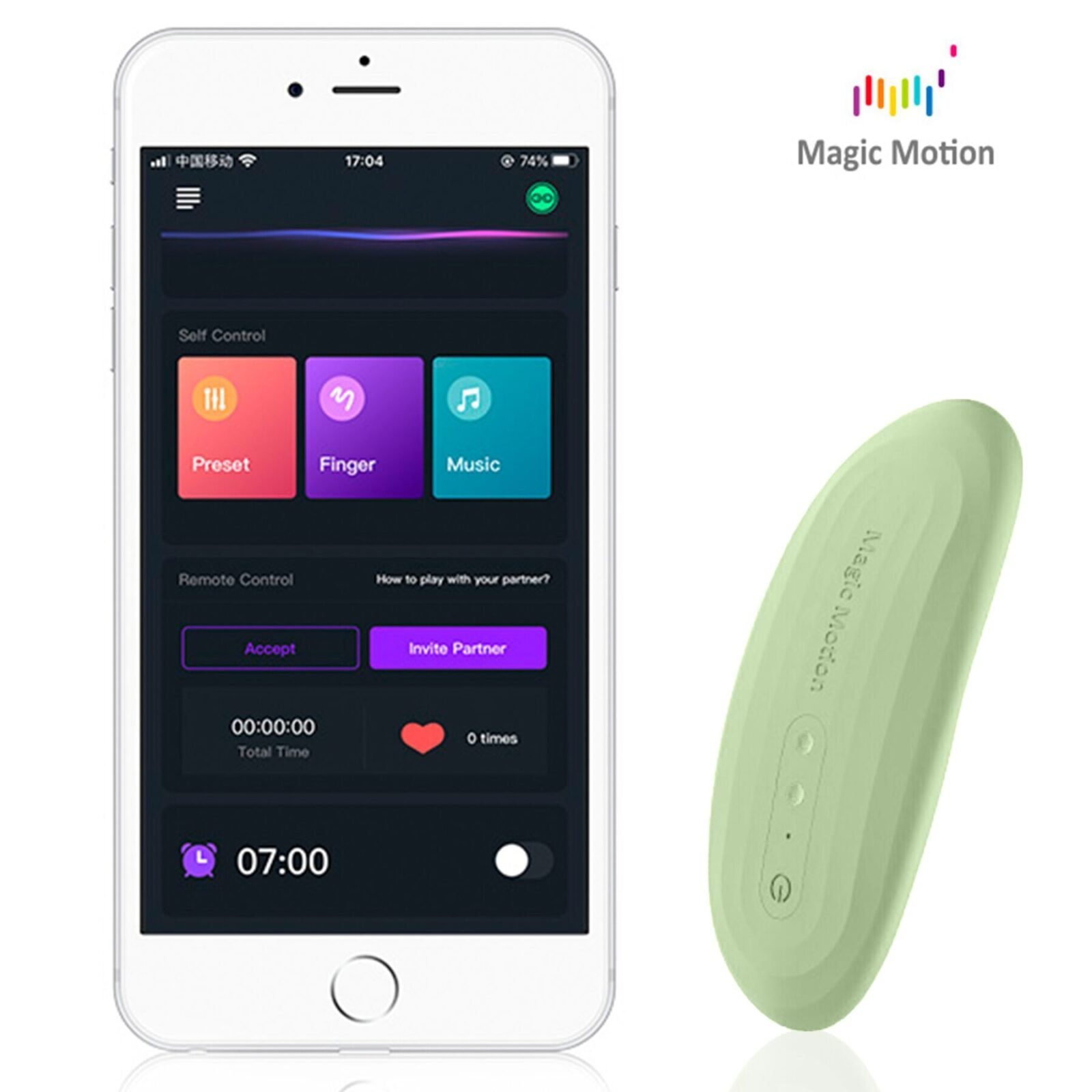 Смарт-вібратор у трусики Magic Motion Nyx Green Смарт-вібратор у трусики Magic Motion Nyx Green