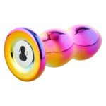 Анальна пробка із вібрацією дворівнева скляна Dream Toys GLAMOUR GLASS