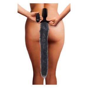 Анальна пробка хвостик із вібрацією Tailz Vibrating Anal Plug With Tail - Fox