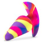 Анальна пробка конусоподібна з вібрацією Blush Avant різнокольорова