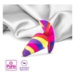 Анальна пробка конусоподібна з вібрацією Blush Avant різнокольорова