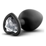 Анальна пробка з каменем BlushTEMPTASIA BLING PLUG MEDIUM BLACK