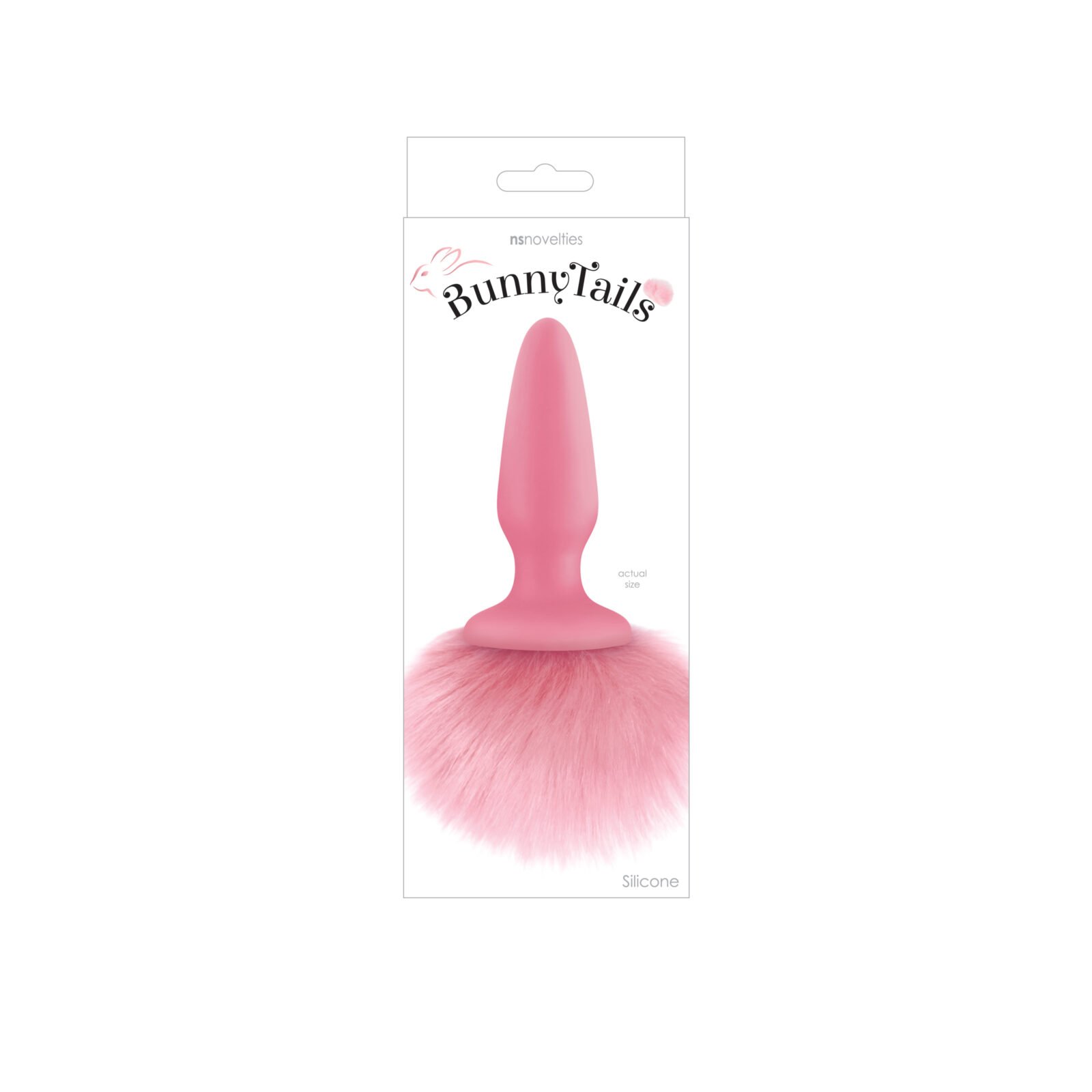 Анальна пробка з м'яким пухнастим хвостом кролика рожева BUNNY TAILS PINK Анальна пробка з м'яким пухнастим хвостом кролика рожева BUNNY TAILS PINK