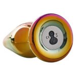 Анальна пробка з вібрацією скляна конусна Dream Toys GLAMOUR GLASS