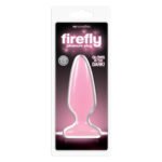 Анальна пробка світиться NS Novelties FIREFLY PLEASURE PLUG MEDIUM PINK
