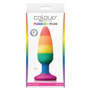 Анальна пробка силікон NS Novelties COLOURS PRIDE EDITION PLUG M