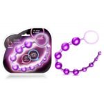 Анальний ланцюжок Blush B Yours Basic Beads фіолетовий, 32.3 х 2.3 см