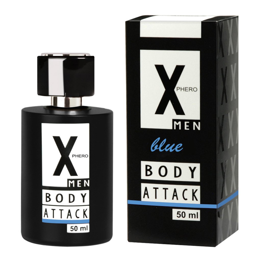 Духи з феромонами Aurora Body Attck MEN Blue X-PHERO 50mlм Духи з феромонами Aurora Body Attck MEN Blue X-PHERO 50mlм