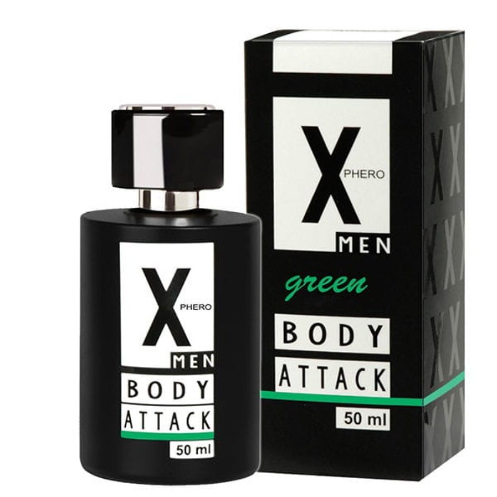 Духи з феромонами Aurora Body Attck MEN Green X-PHERO 50ml Духи з феромонами Aurora Body Attck MEN Green X-PHERO 50ml