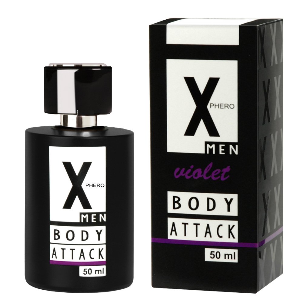 Духи з феромонами Aurora Body Attck MEN violen X-PHERO 50ml Духи з феромонами Aurora Body Attck MEN violen X-PHERO 50ml