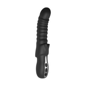 Подвійний вібратор рельєфний Dream Toys Midnight Magic Typhon чорний, 23 х 4 см