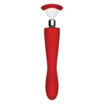 Подвійний вібратор з 2 вакуумними насадками Dream Toys RED REVOLUTION GEORGIA
