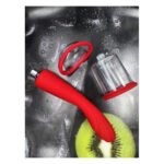 Подвійний вібратор з 2 вакуумними насадками Dream Toys RED REVOLUTION GEORGIA