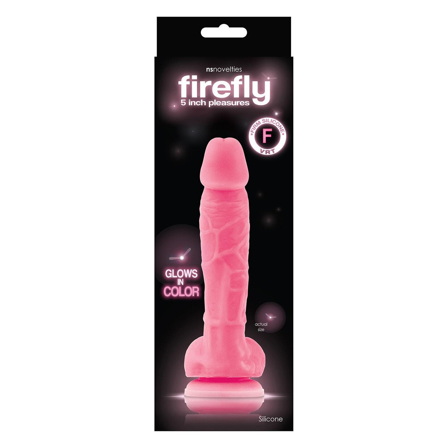 Фалоімітатор рожевий FIREFLY 5", що світиться GLOWING DILDO PINK Фалоімітатор рожевий FIREFLY 5", що світиться GLOWING DILDO PINK