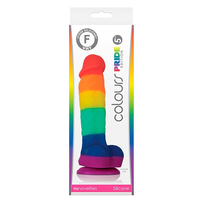 Фалоімітатор силікон NS Novelties COLOURS PRIDE EDITION 5INCH DILDO Фалоімітатор силікон NS Novelties COLOURS PRIDE EDITION 5INCH DILDO