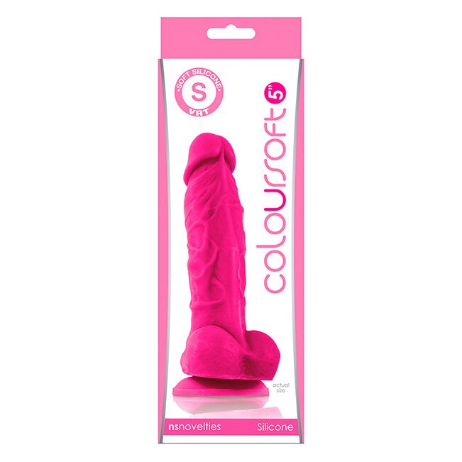 Фалоімітатор силікон NS Novelties COLOURSOFT 5INCH SOFT DILDO PINK Фалоімітатор силікон NS Novelties COLOURSOFT 5INCH SOFT DILDO PINK