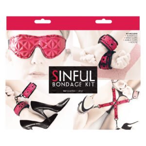 Комплект для зв'язування NS Novelties SINFUL BONDAGE KIT PINK